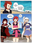 Sisterhood of the Combat Skirts ( KH3 / RWBY) by PhantomSkyler