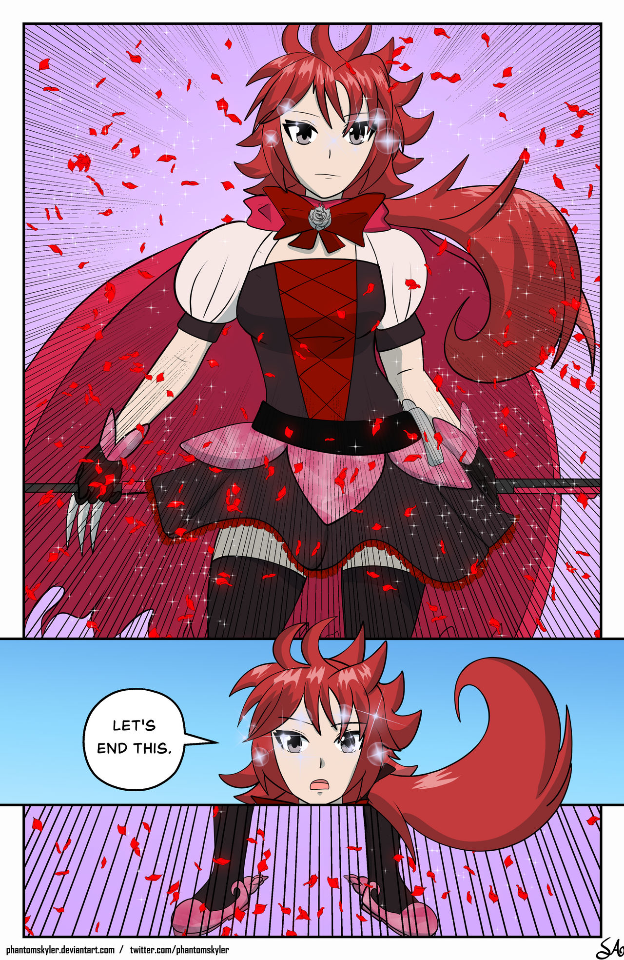 Commission - Ruby Armor EX Transform 2 by PhantomSkyler on DeviantArt