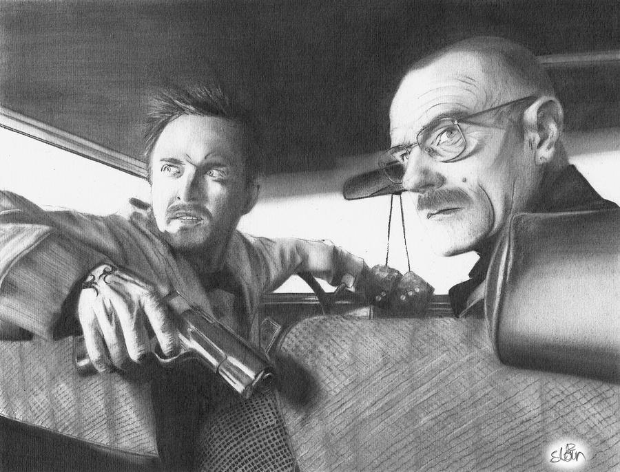 Jesse Pinkman and Walter White by slan-12