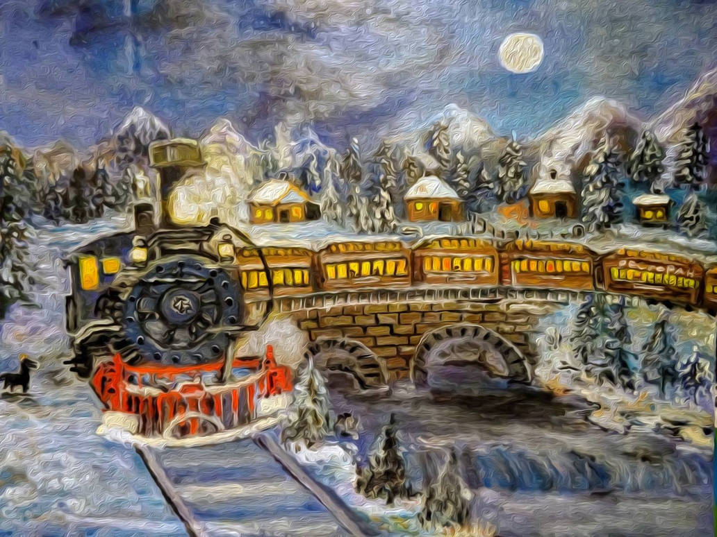 Winter Engine Deviantart Winter express by sin-ga on DeviantArt