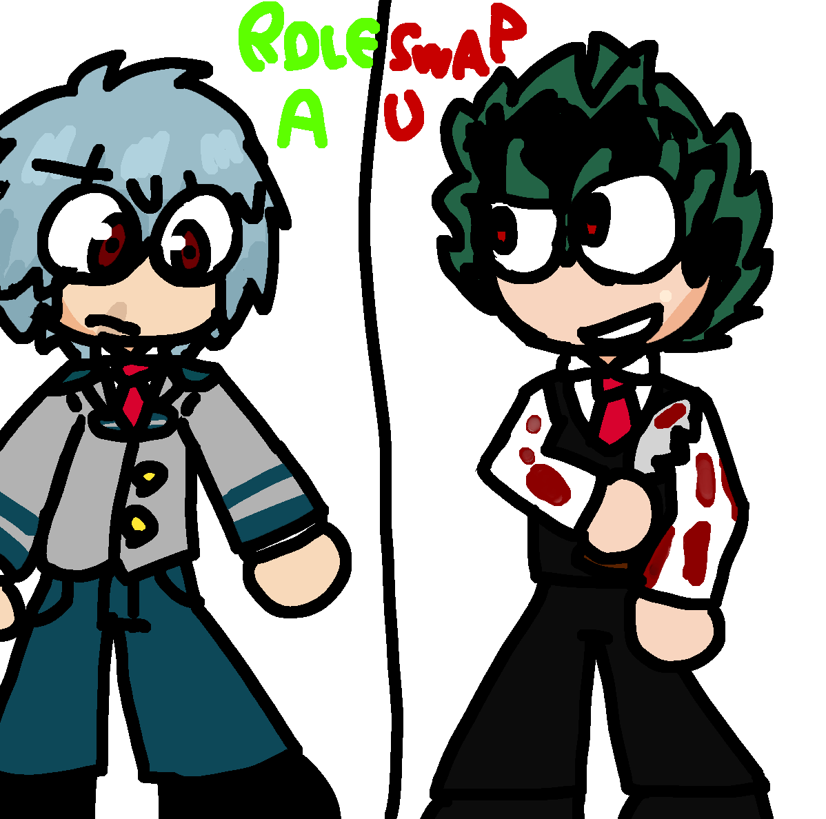 Mha RoleSwap AU: Part 1 by PillowTPOT12345 on DeviantArt