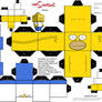 Homer Simpson Cubee Template