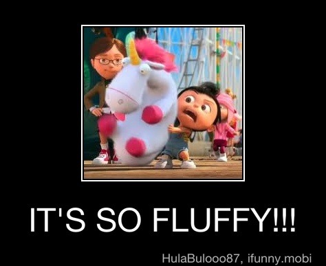 ITS SO FLUFFY