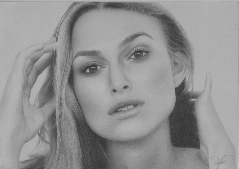 Keira Knightley drawing