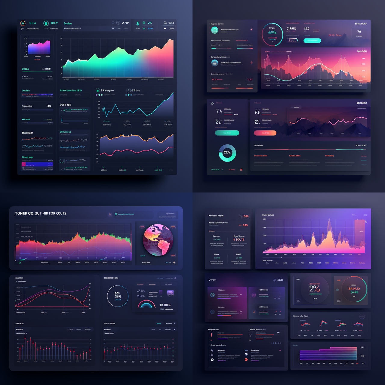 Ui Tech Layout UI Design of a Tech Company Dashboard by IMakeAScene on DeviantArt