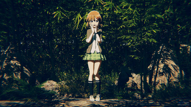Kurei Kei in the forest