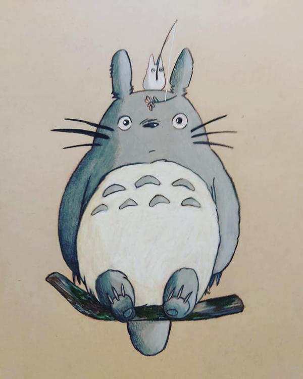 Totoro Drawing By Spirit Woods On Deviantart Totoro Drawing By Spirit Woods On Deviantart
