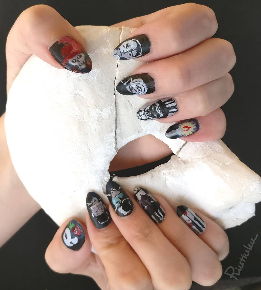 Phantom of the Opera nails by Moonlily5 on DeviantArt