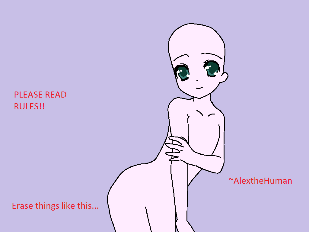 pics Cute Anime Couple Base With Hair cute anime girl base by alexthehuman27