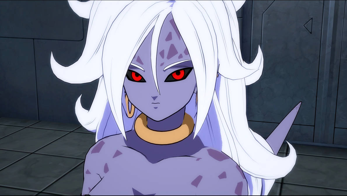 Android 21 (Cell-Absorbed) Serious expression by LuckyGamerrrrr on ...