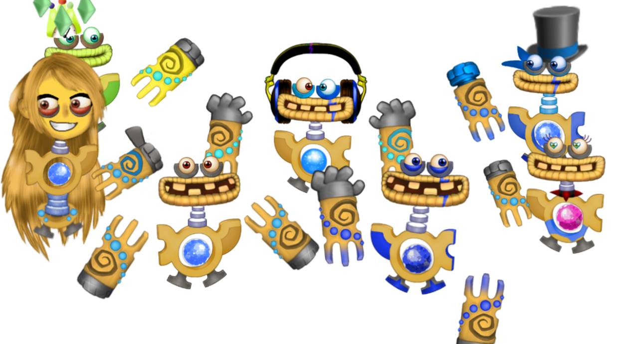 Golden epic wubbox sprite sheet by n2nian8 on DeviantArt