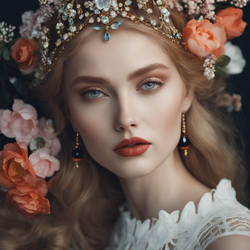 Jeweled Muse: Floral Fashion