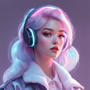 Beats and Blush: A Daydreamer in Headphones