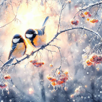 Winter birds