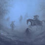 Horse Rider In The mist