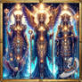 Mythological Fusion: Athena, Freya and Osiris