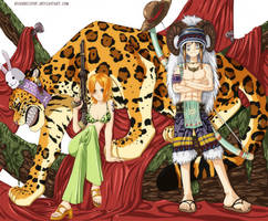 Nami and Luffy