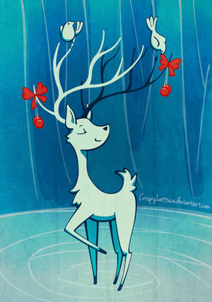 Adoring Deer by CrispyLettuce Adoring Deer by CrispyLettuce