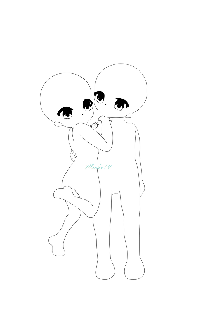 YCH - Chibi Couple (cute pose) by Micha19 on DeviantArt