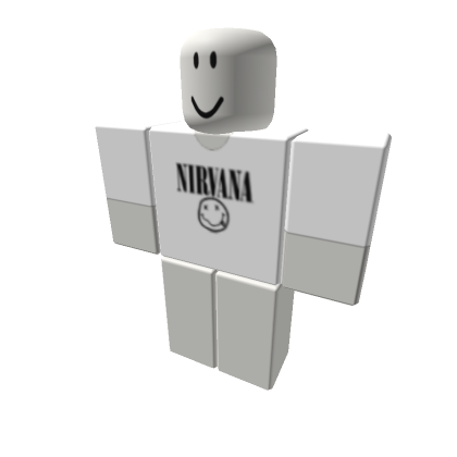 White Nirvana Shirt Roblox by benji1645 on DeviantArt