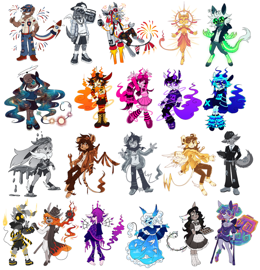 Chemical Elements Furries! by ClSCO on DeviantArt