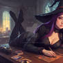 Bored witch