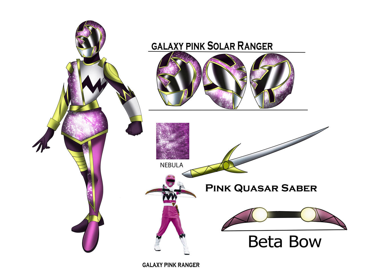 Pink Galaxy SOLAR RANGER by kevinnplayx on DeviantArt