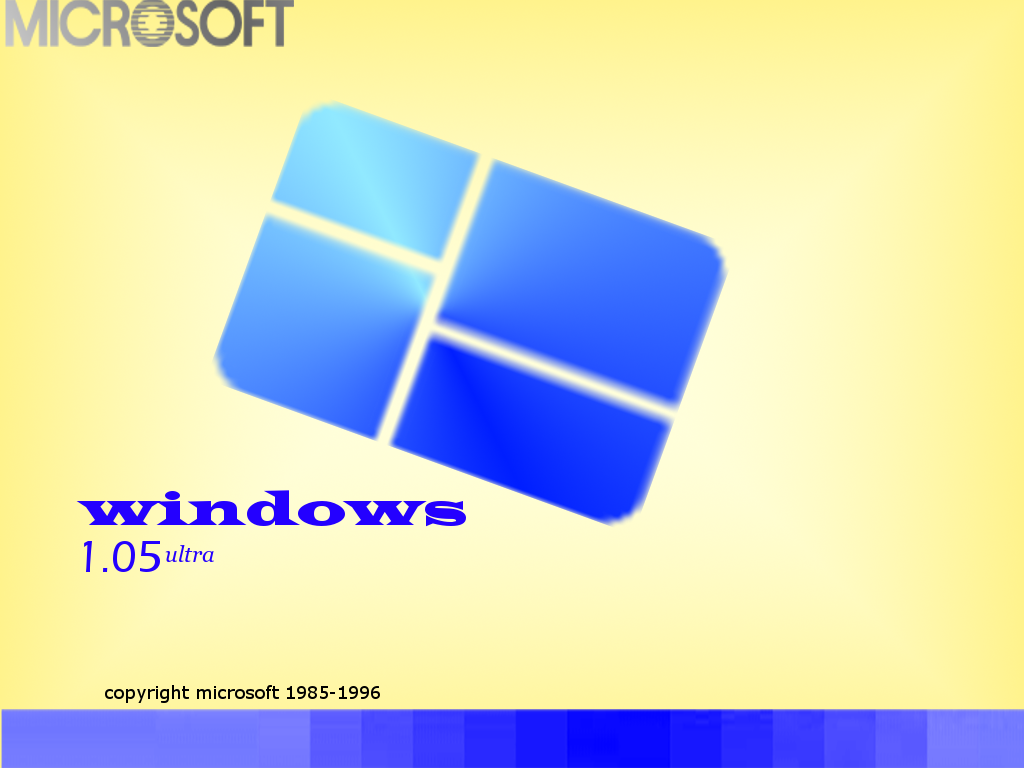 Windows 1.05 Ultra Splash Screen by windows-1-05 on DeviantArt