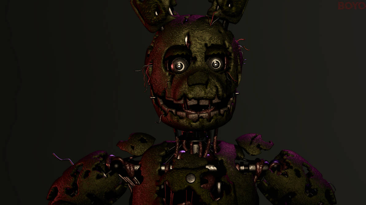 Springtrap model test by thatboyoSFM on DeviantArt