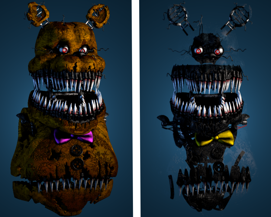 Making Nightmare Fredbear and Nightmare by thatboyoSFM on DeviantArt