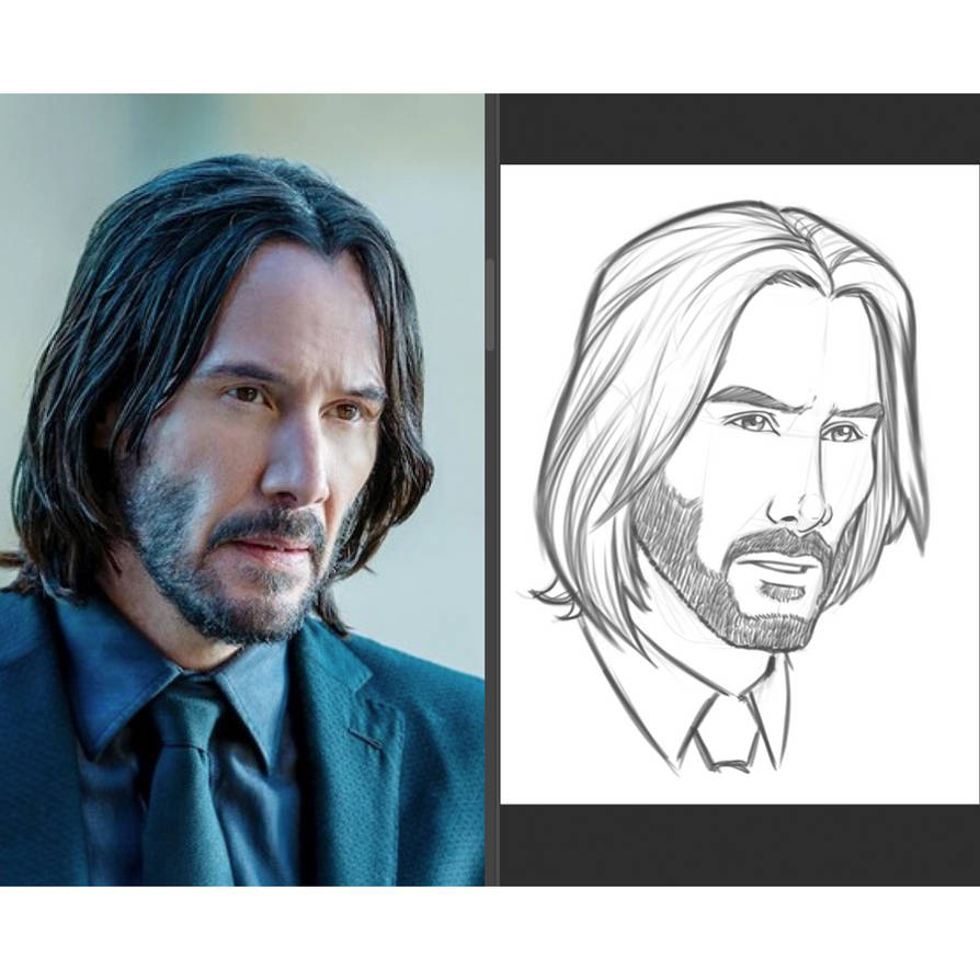 Keanu reeves Caricature by WillNoName on DeviantArt