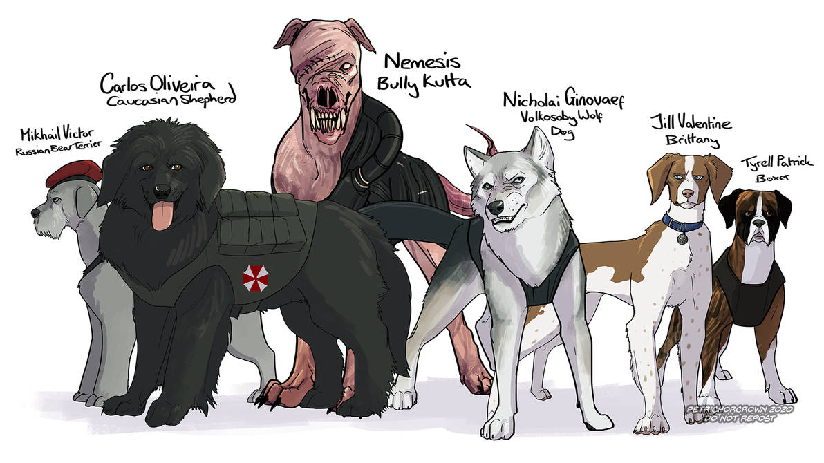 Animal R3 RE3 Dogs by PetrichorCrown on DeviantArt
