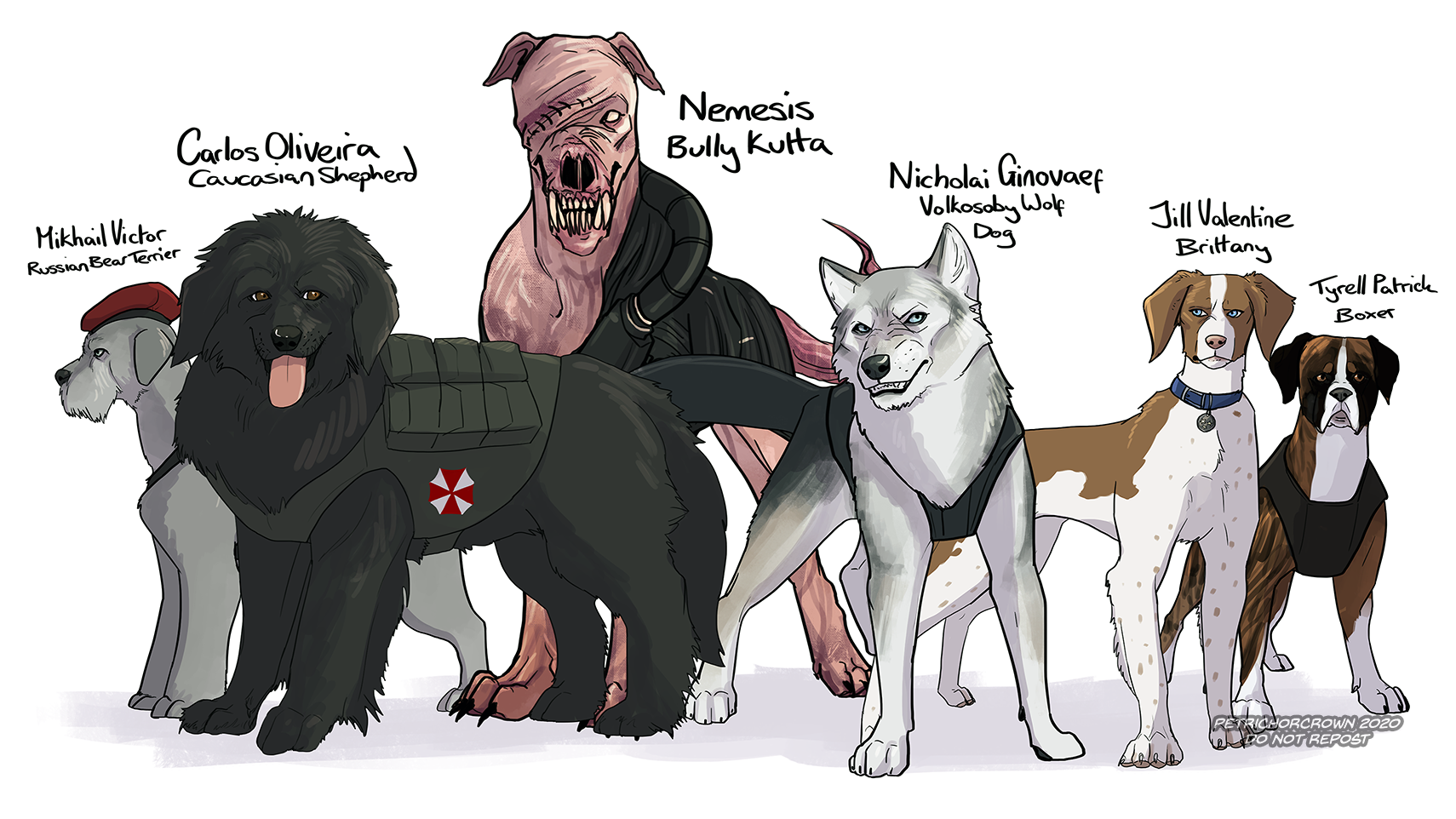 Animal R3 RE3 Dogs by PetrichorCrown on DeviantArt