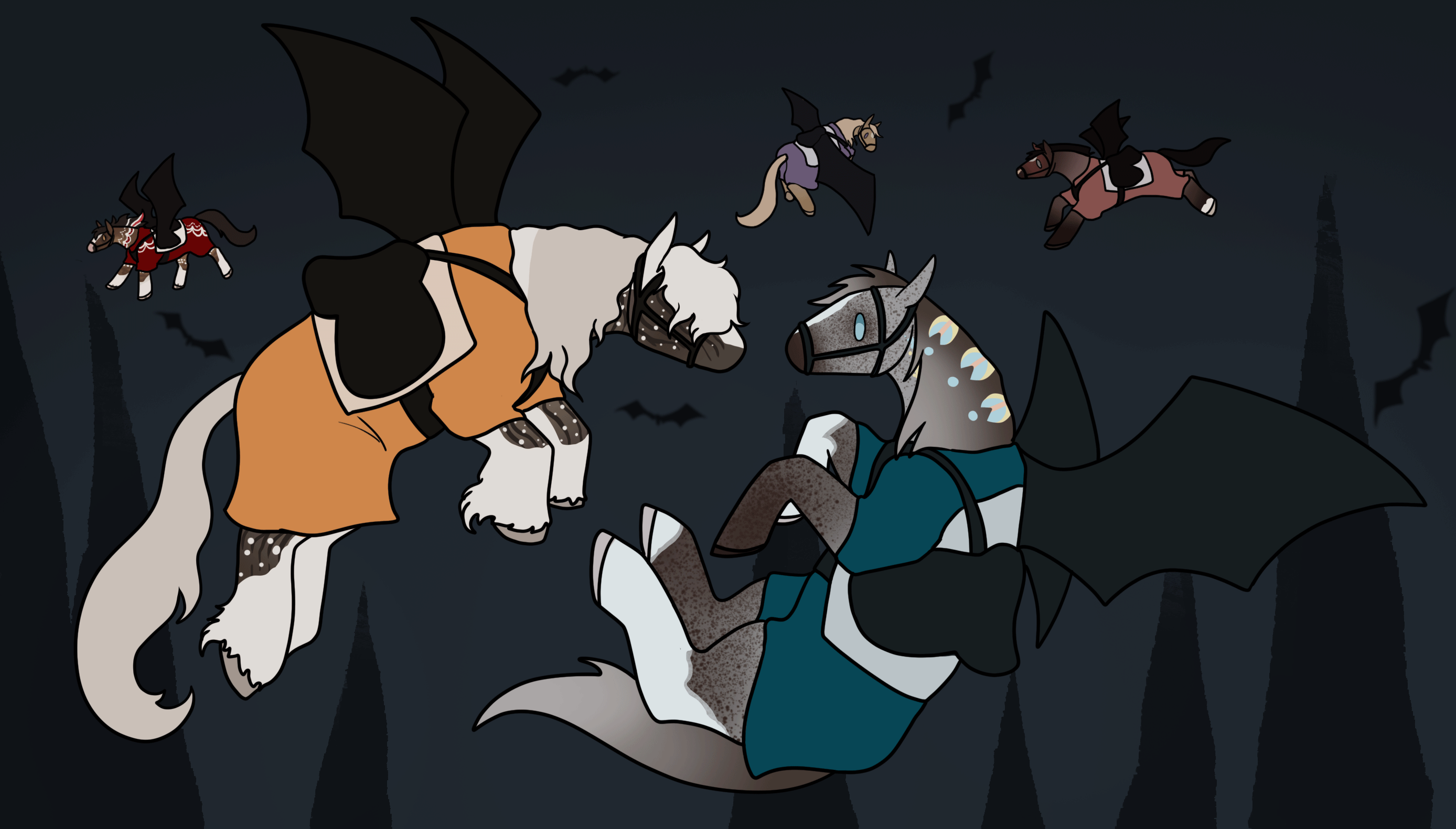 Bat Riding Deviantart Bats by PetrichorCrown on DeviantArt