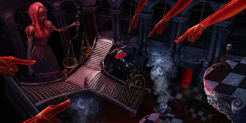 Alice Asylum Courthouse Gameplay Concept