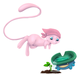 Mew and Lotad