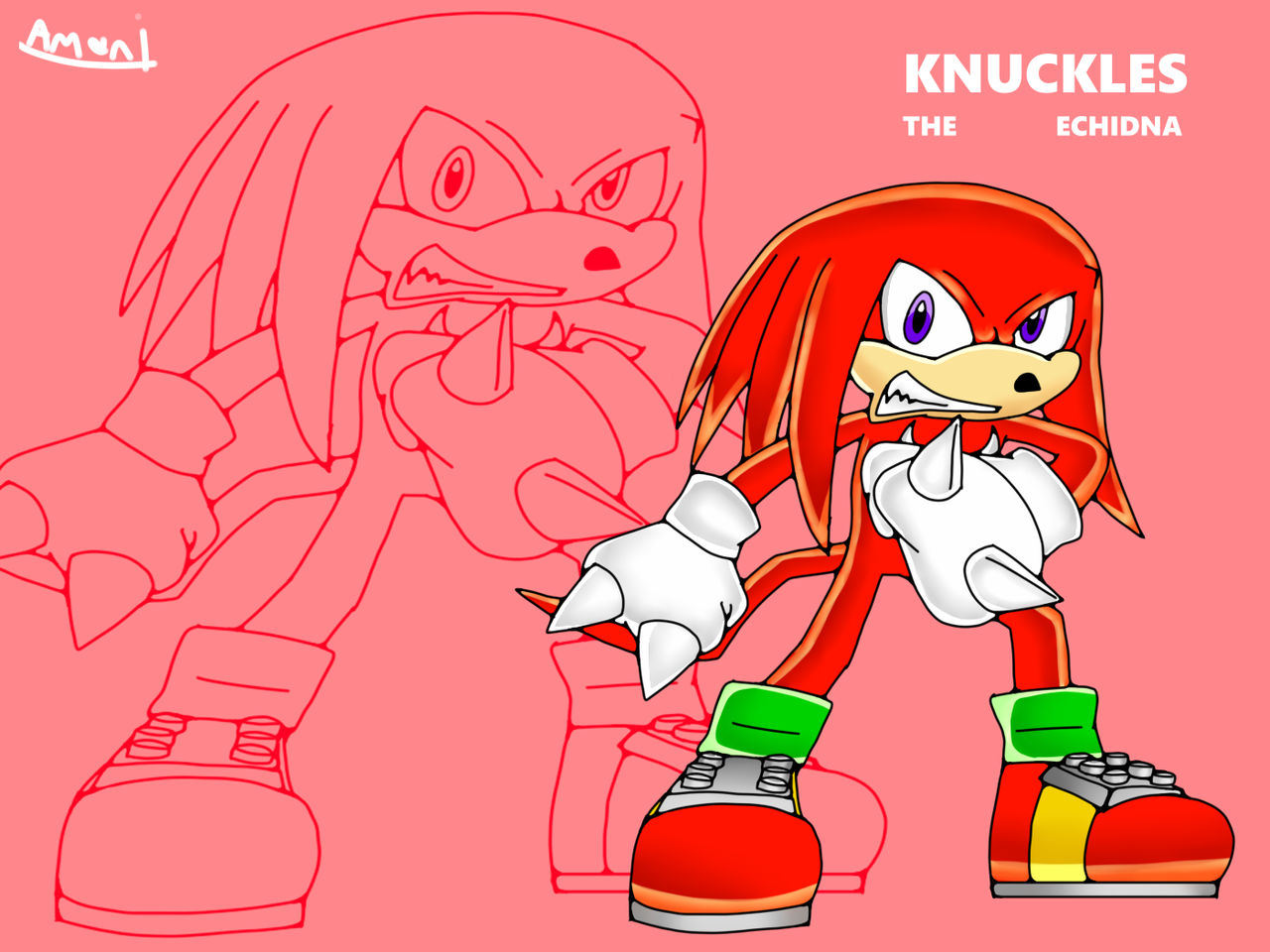 Knuckles the Echidna - Sonic Adventure by aghgfbdfqwegn on DeviantArt