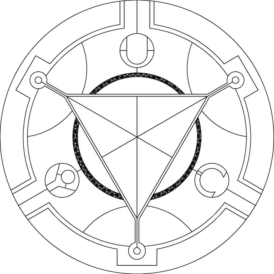 Alchemy Array Color Alchemy Array - Transmutation by RobertHohan on DeviantArt