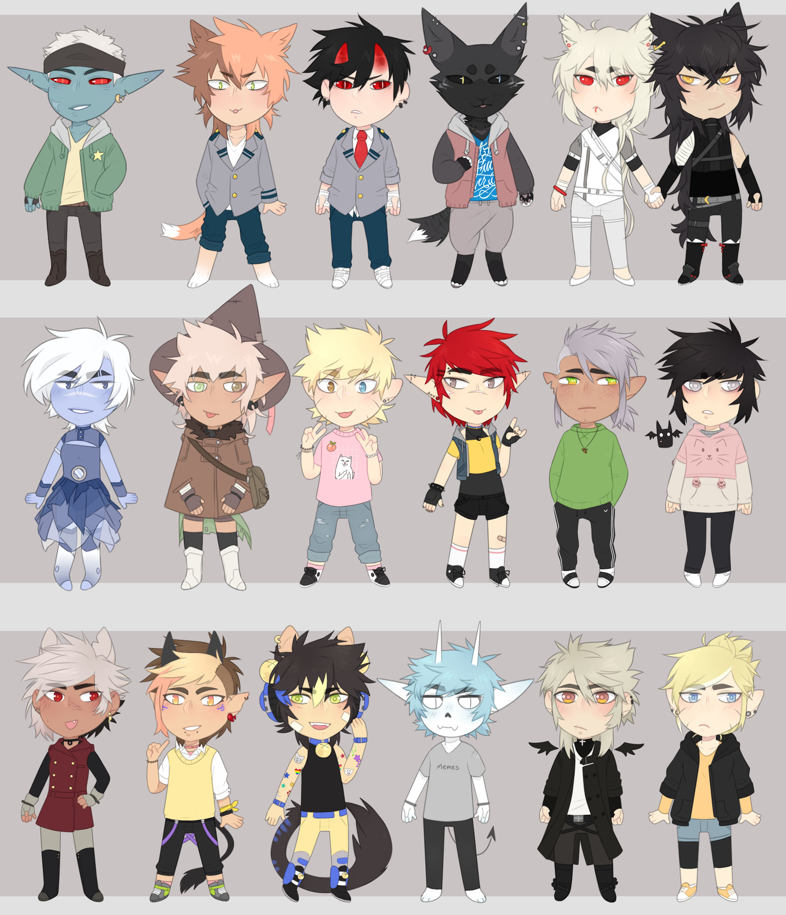 Chibi Computer Oc oc chibis by Zoiekiwi on DeviantArt