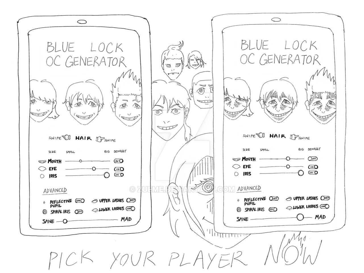 Blue lock OC generator by zueme on DeviantArt Blue lock OC generator by zueme on DeviantArt