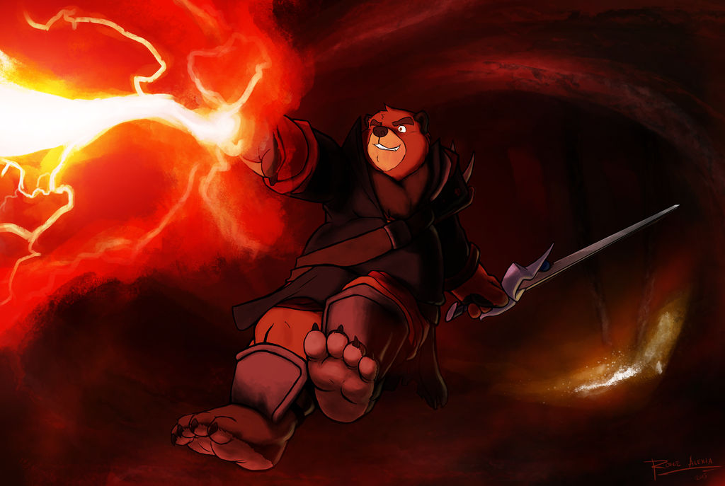 Bear Wizard by rodgealeria on DeviantArt