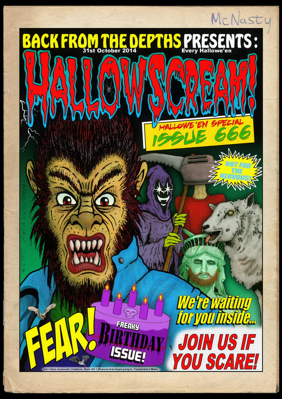 Hallowscream! 2014 Hallowe'en Special front cover