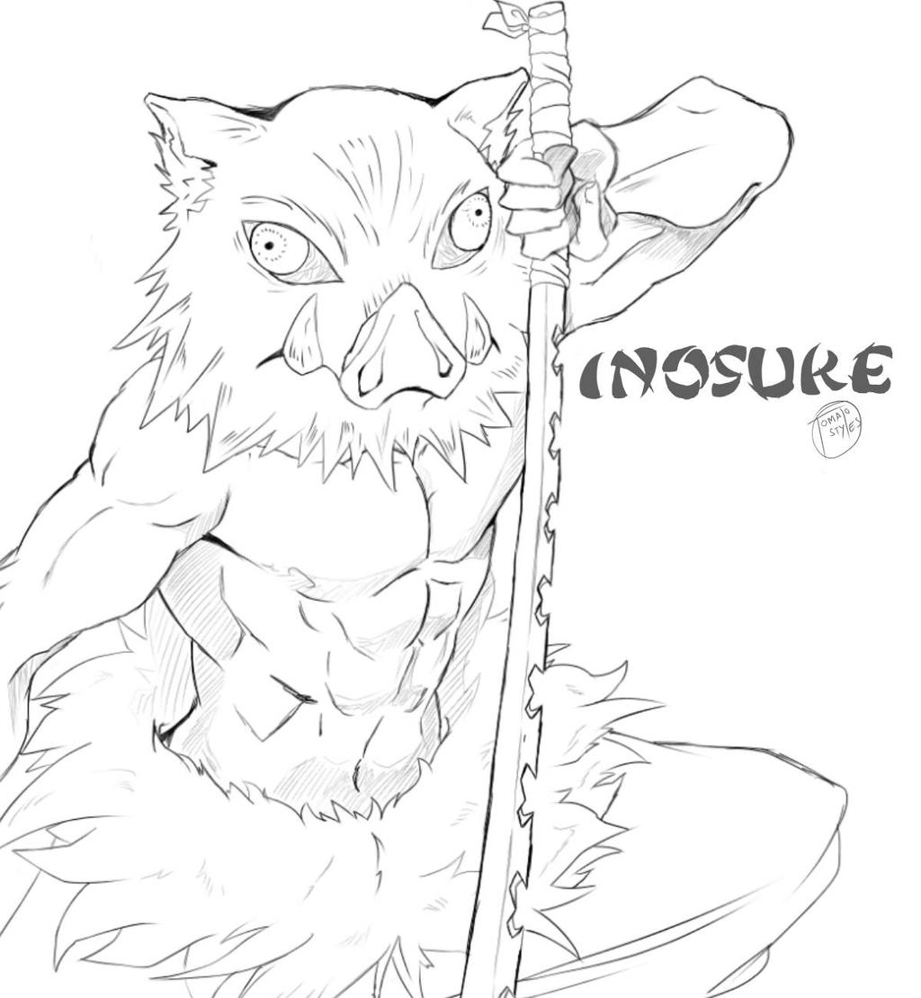 Inosuke Coloring
