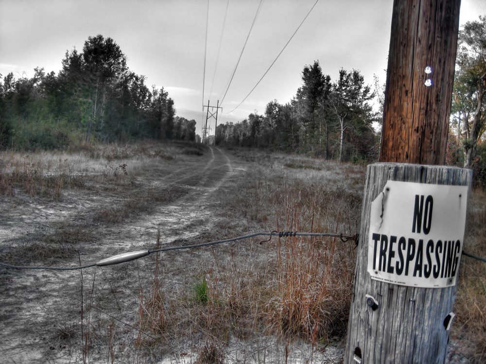 No Tresspassing