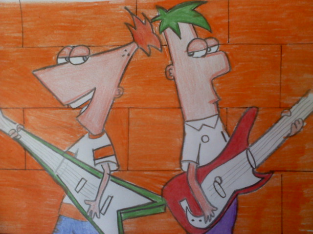 phineas y ferb esperando