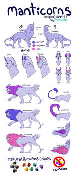 manticorn species guide by cybzilla