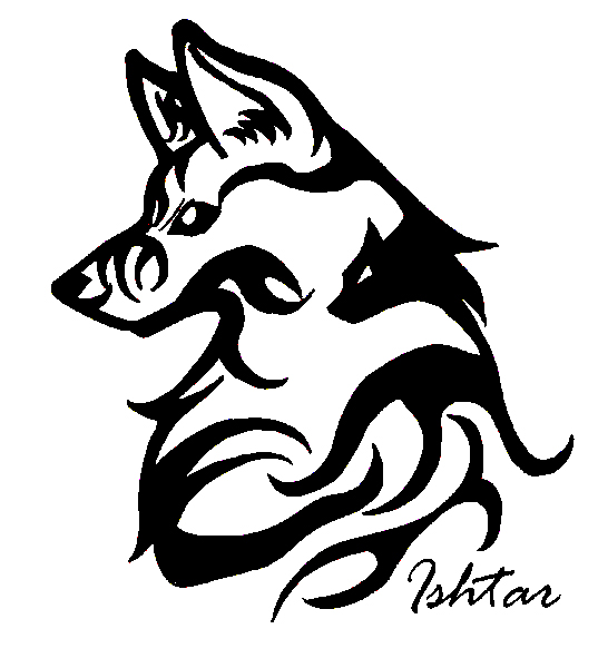 Wolf tatoo