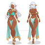 Commission Dark elvish girl