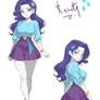 Rarity girl sketches