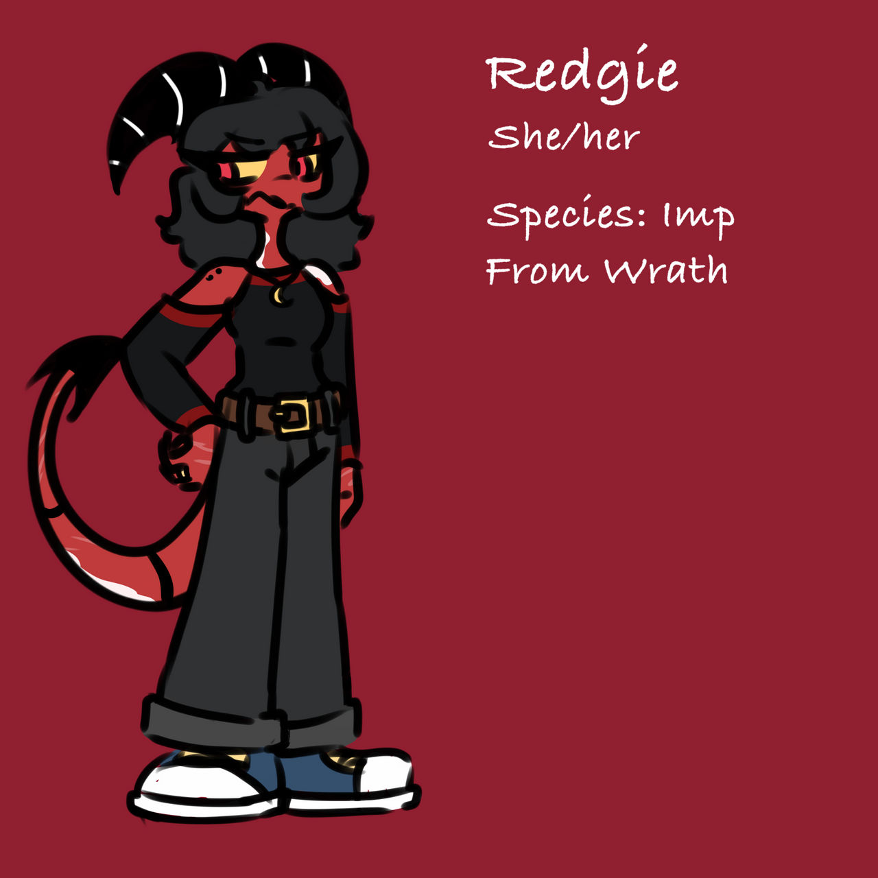 Helluva Boss/Imp oc!! :D by Idk180109 on DeviantArt